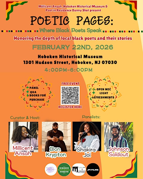 Poetic Pages: Where Black Poets Speak: 2.22. 2026