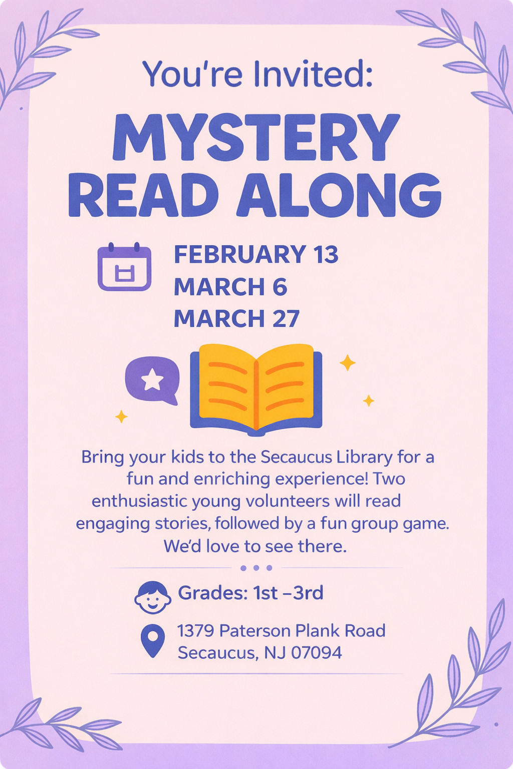 Mystery Read Along for Kids!