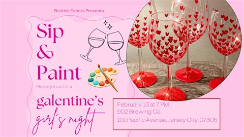 Sip, Swirl & Paint: Galentine’s Edition