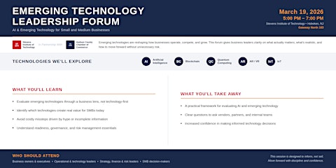 Emerging Technology Leadership Forum