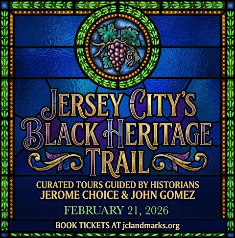 Jersey City Landmarks Conservancy Black History Month Walking + Bus Tours