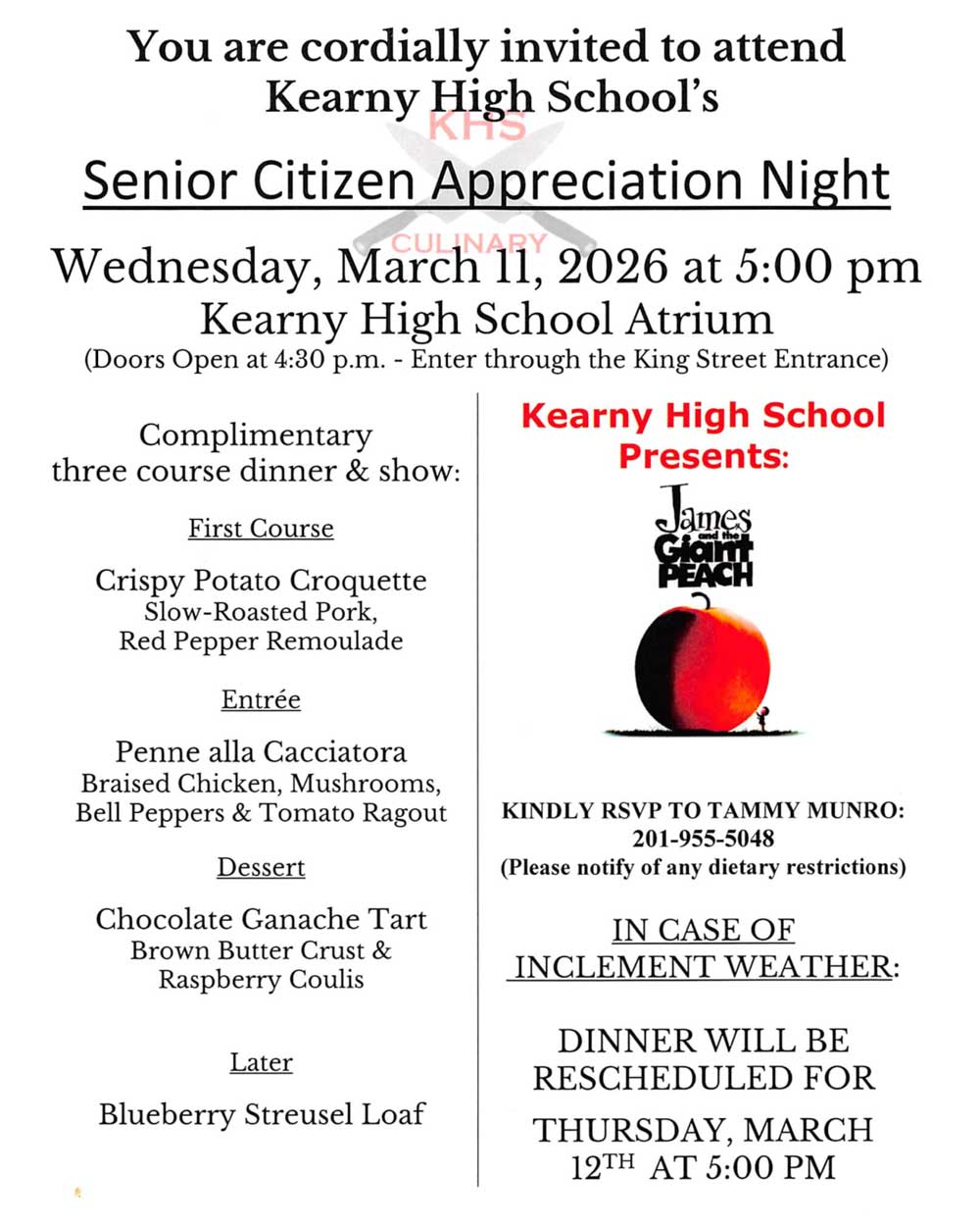 Senior Citizen Appreciation Night