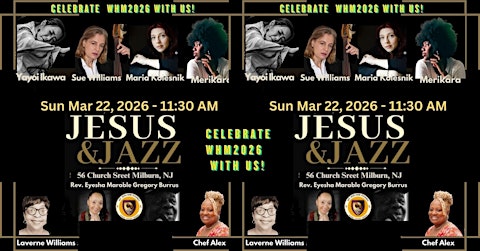 Jesus and Jazz Presents MerikaRa, Yayoi Ikawa, Maria Kolesnik, Sue Williams