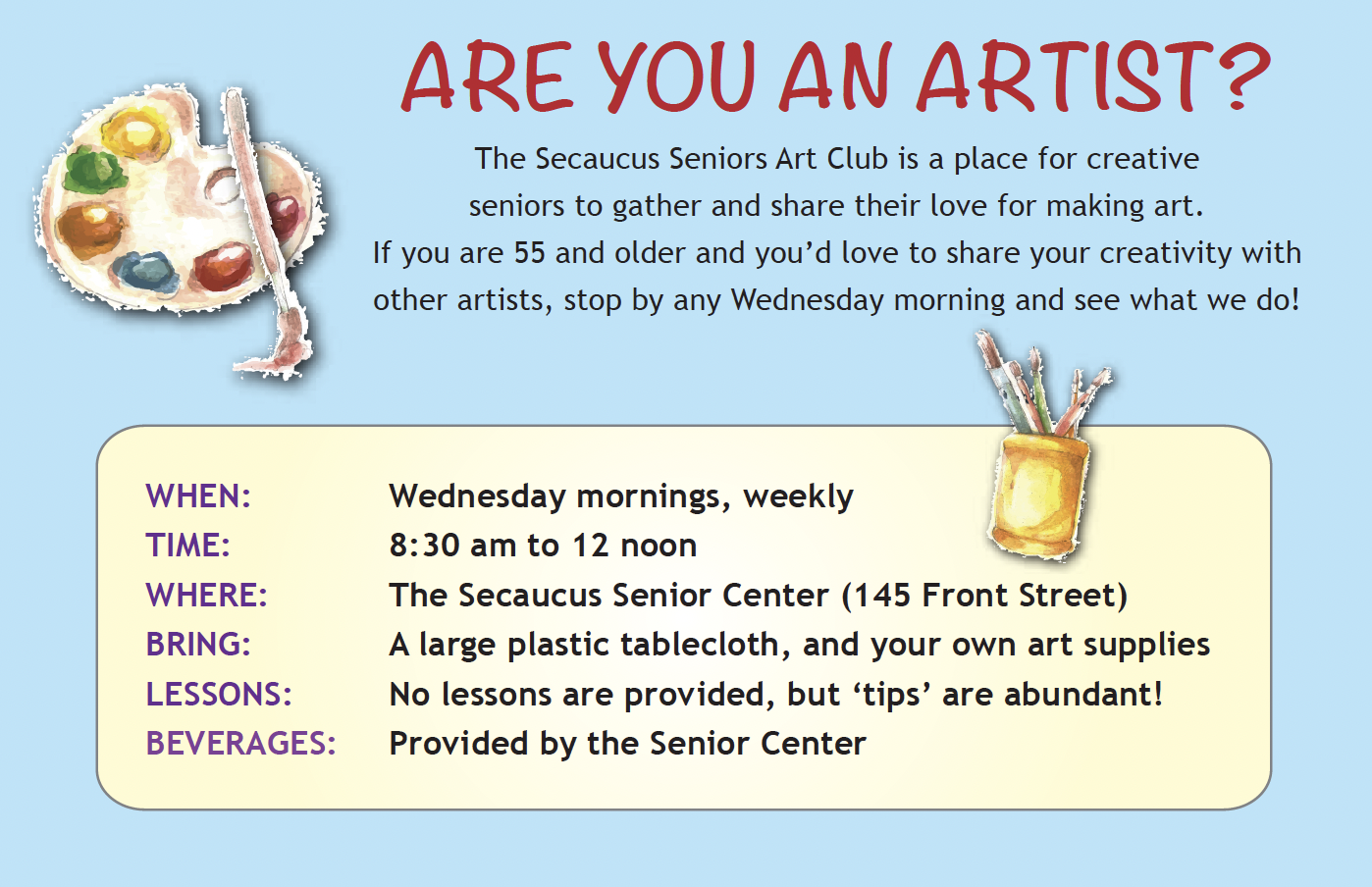 Secaucus Seniors Art Club