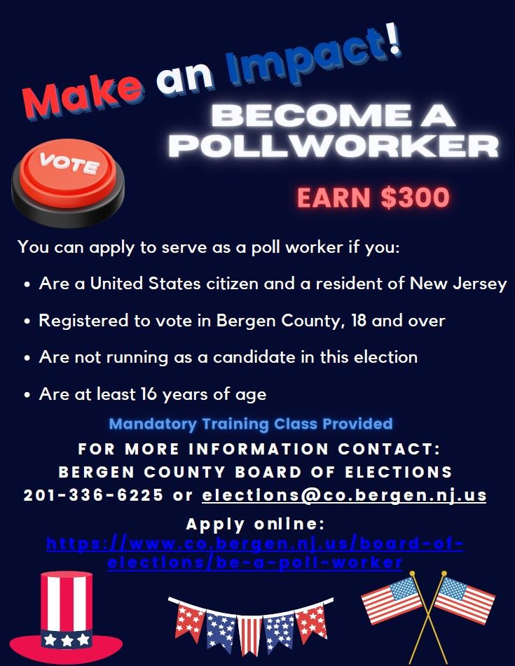 MAKE AN IMPACT - Become a Pollworker
