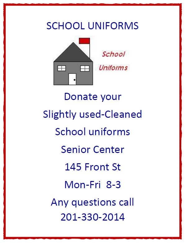 Donate Your School Uniforms