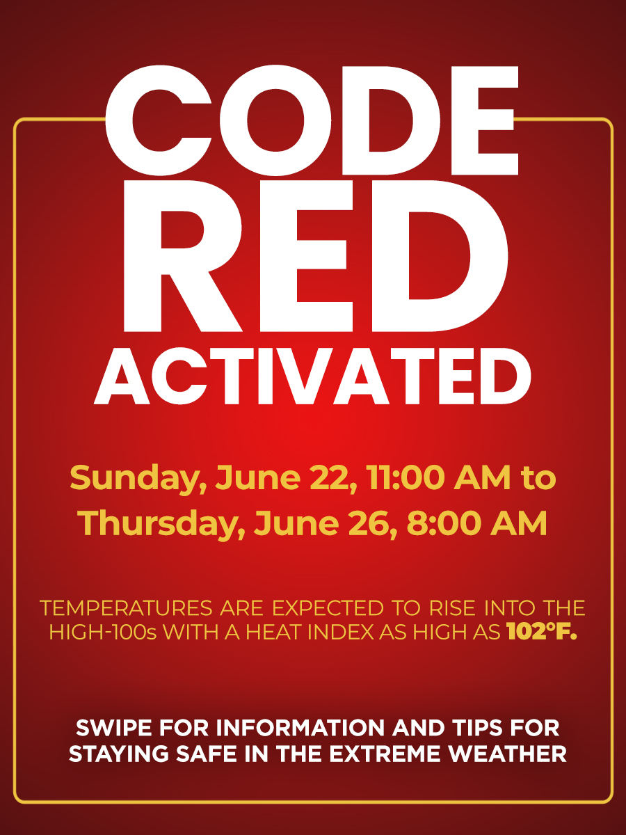 Newark Activates Code Red from June 22 Through June 26
