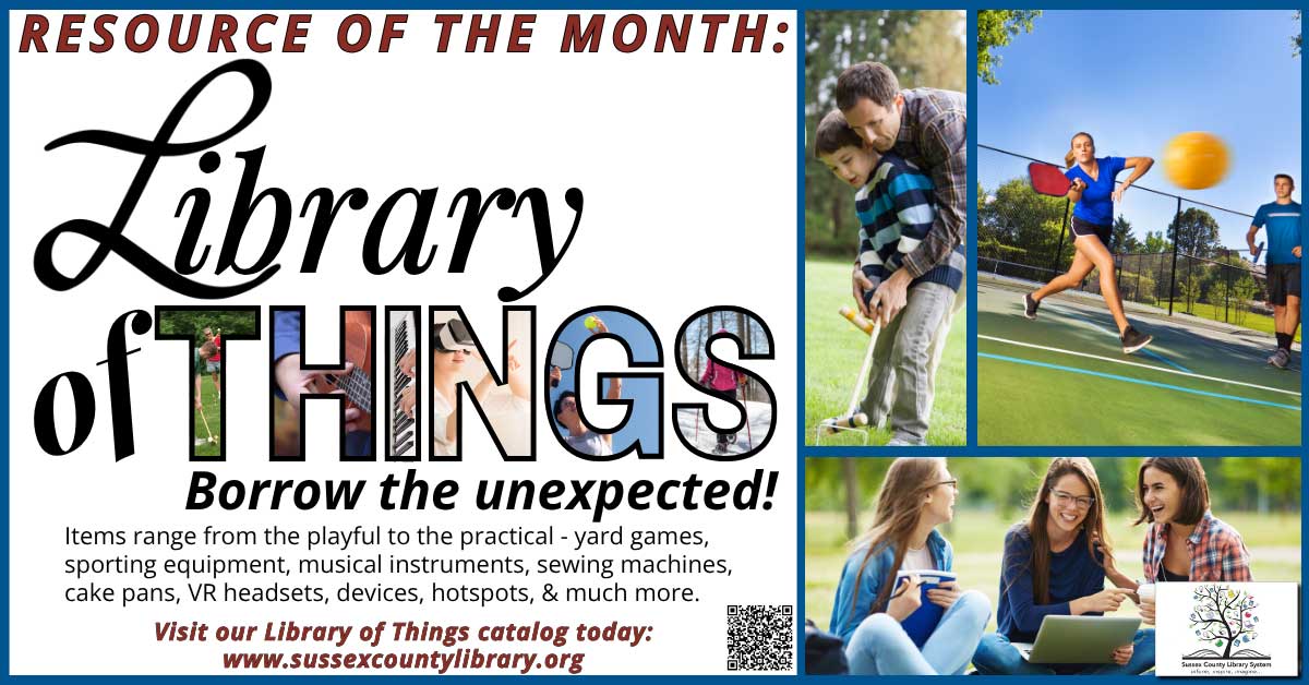 Borrow the Unexpected from the Sussex County Library System