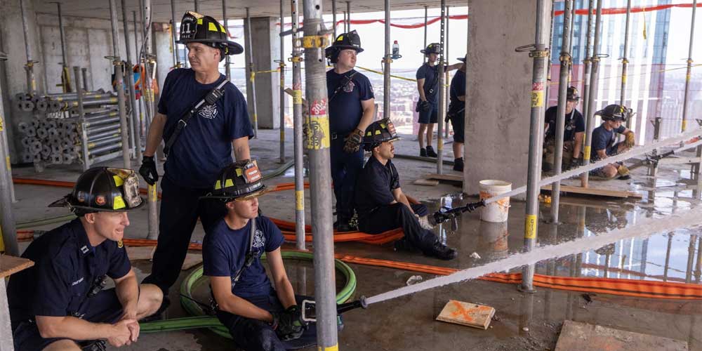 High-Rise Building Training for Jersey City Firefighters