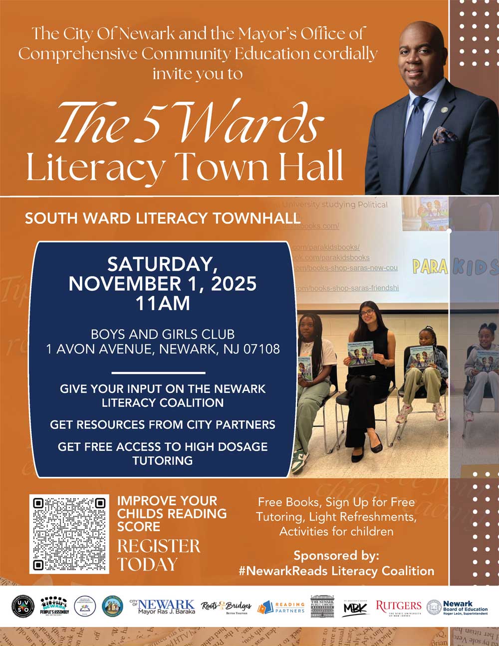 Newark's Literacy Town Hall
